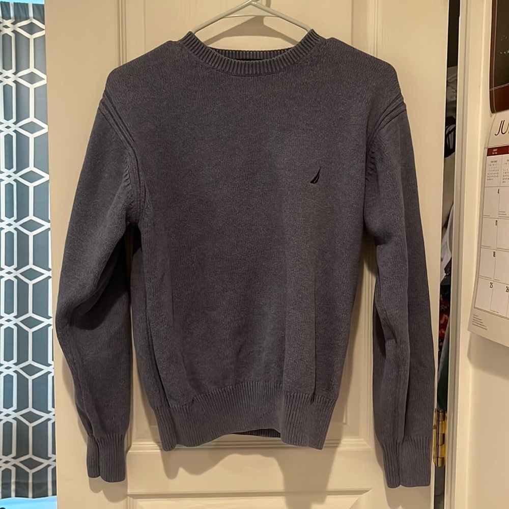Dusty blue Nautica sweater